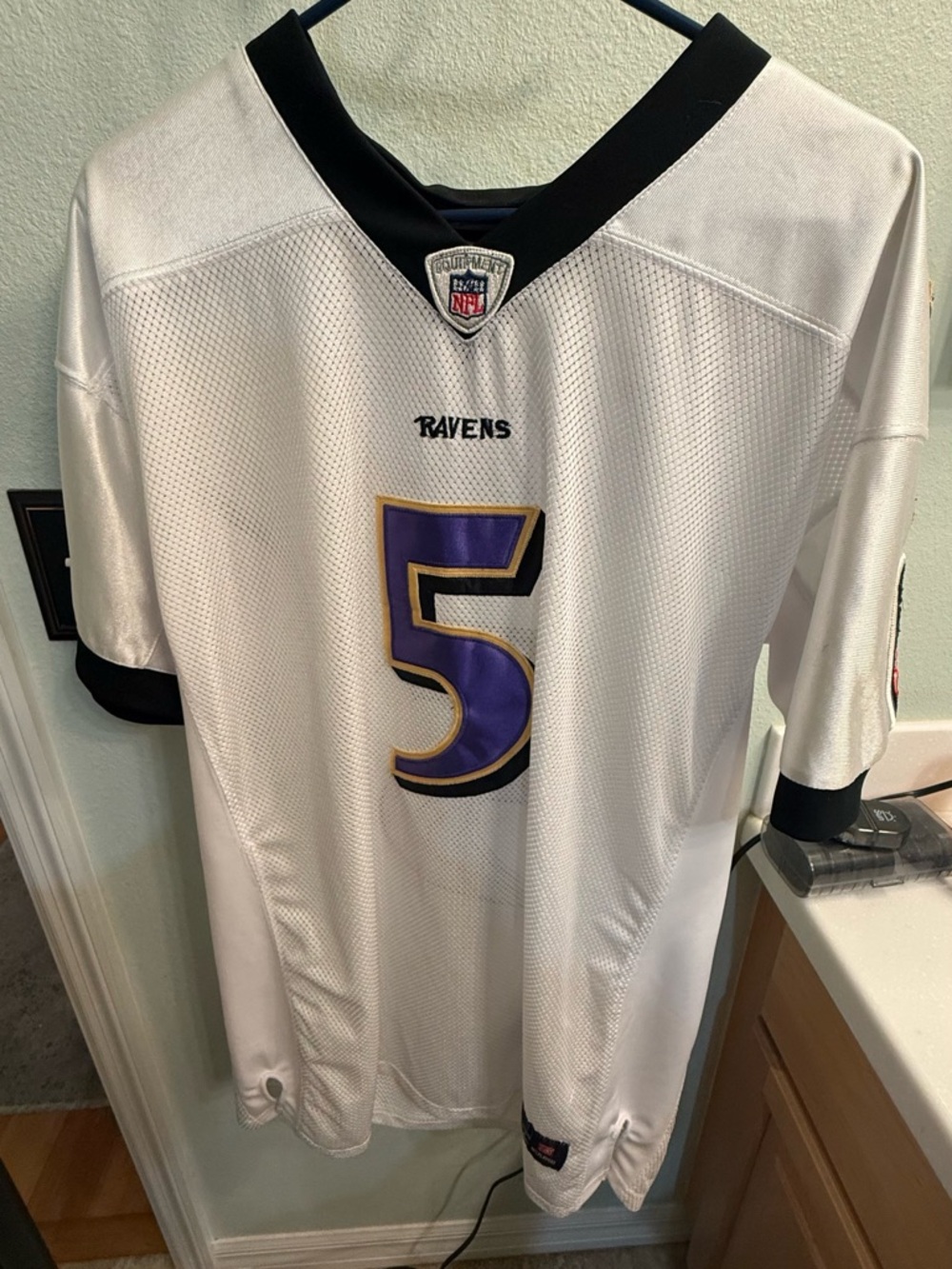 Baltimore Ravens Reebok Joe Flacco Vintage Jersey Size 50 Authentic NFL 2000s
